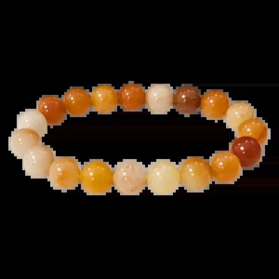 Bracelets - Orange Aventurine bracelet A beads 10mm - ARABESK