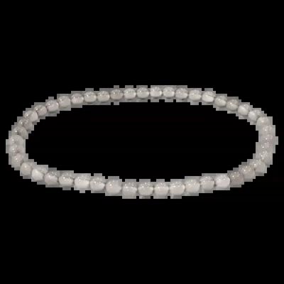 Bracelets - Bracelet Agate Grise A perles 4mm - ARABESK