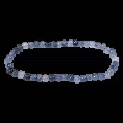 Bracelets - Bracelet Aventurine bleue A perles 4mm - ARABESK