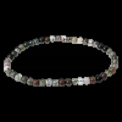 Bracelets - Indian Agate bracelet beads 4mm - ARABESK