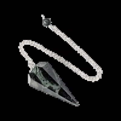 Jewelry - Kambaba Jasper Conical Pendulum 6 Sides - ARABESK