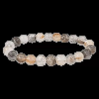Bracelets - Herkimer Crystal Bracelet With 7.5-8.5mm beads - ARABESK