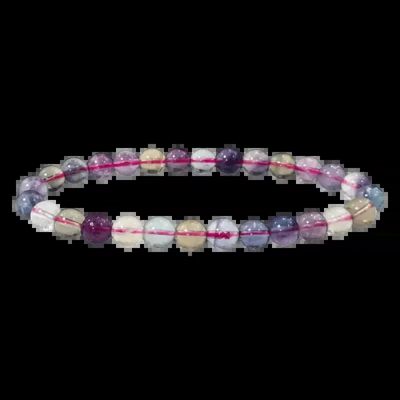 Bracelets - Multicolored Fluorite bracelet AA beads 7mm - ARABESK