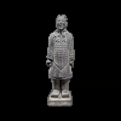 Sculptures, statuettes and miniatures - Black Statue in General Terracotta 20cm - ARABESK