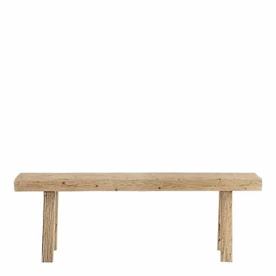 Bancs - Banc BAO orme naturel recyclé 150x40x47 - BLANC D'IVOIRE