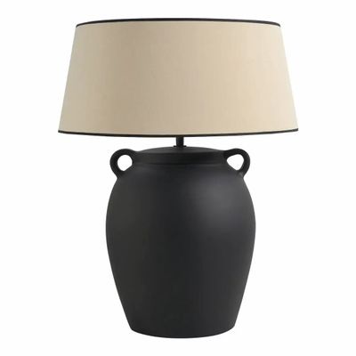 Table lamps -
AMPHORE black ceramic lamp base dia 29x44.5 - BLANC D'IVOIRE