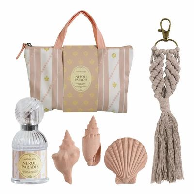 Caskets and boxes - Tote bag room perfume and Bain de Soleil decorations - Néroli Paradis - MATHILDE M.