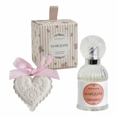 Coffrets et boîtes - Coffret Les Intemporelles en Fleurs parfum d'ambiance et décor - Marquise - MATHILDE M.