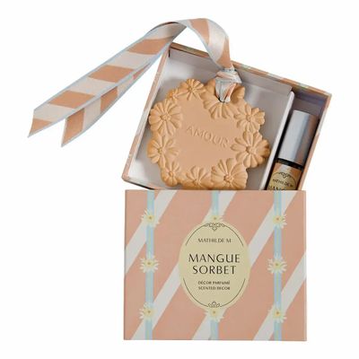 Coffrets et boîtes - Décor parfumé et concentré de parfum Bain de Soleil - Mangue Sorbet - MATHILDE M.