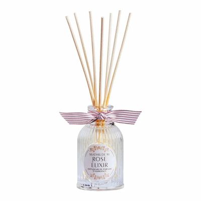 Diffuseurs de parfums - Diffuseur de parfum d'ambiance Les Intemporelles en Fleurs 90 ml - Rose Elixir - MATHILDE M.