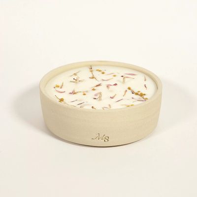 Décorations florales - Bougie grès - Frangipanier et Jasmin (300G) - MAISON SÉJOUR