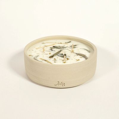 Décorations florales - Bougie grès - Jardin intérieur (300G) - MAISON SÉJOUR