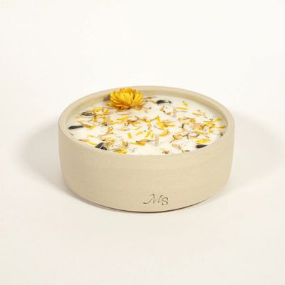 Floral decoration - Stoneware Candle - Sunflower Petals (300G) - MAISON SÉJOUR