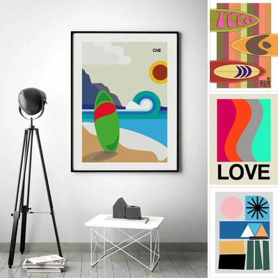 Poster - Frances Collett Collection - Chill - BLUE SHAKER