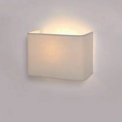 Wall lamps - CORBA U white wall lamp - LUXCAMBRA
