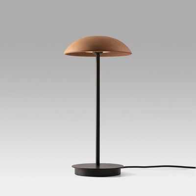 Table lamps - ABSIDIOLA table lamp with plato ceramic shade - LUXCAMBRA