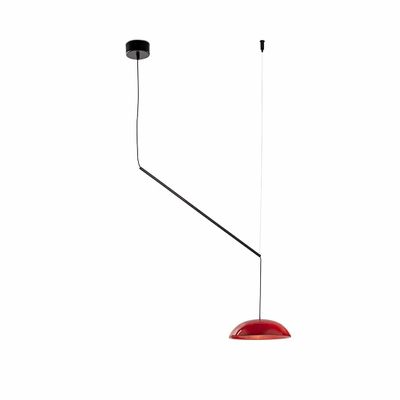 Hanging lights - ABSIDIOLA moving hanging lamp plato ceramic lampshade - LUXCAMBRA