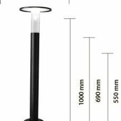 Garden accessories - FLAT 50 outdoor bollard lamp - KRILADESIGN SRL