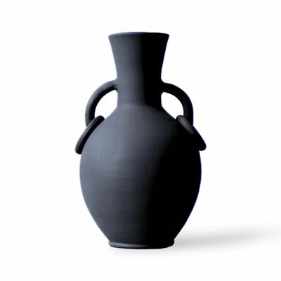 Vases - Cirta Vase - Matt Black - MAISON MARMOL