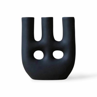 Vases - Walili Vase - Matt Black - MAISON MARMOL