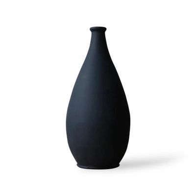 Vases - Tamuda Vase - Matt Black - MAISON MARMOL