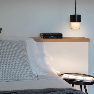 Hanging lights - KAN hanging lamp diameter of 8.5cm in black or white - LUXCAMBRA