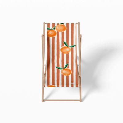 Deck chairs - CALA FIGUERA TERRACOTTA DECKCHAIR - THE NICE FLEET