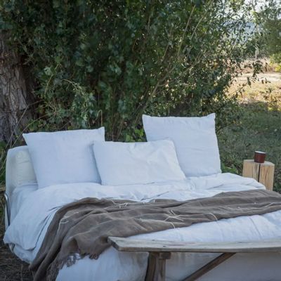 Plaids - Plaid en lin BOREAL 125x230 cm - BED AND PHILOSOPHY