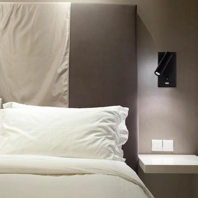 Wall lamps - MANHATTAN built-in wall light with reader and USB socket - LUXCAMBRA