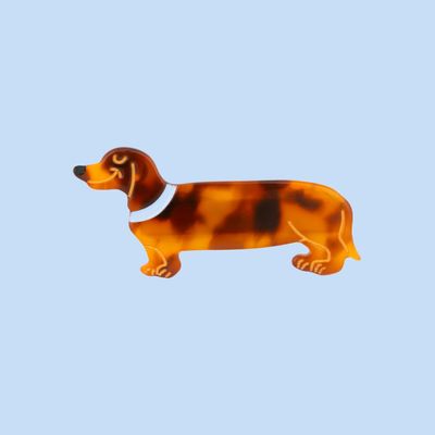 Hair accessories - Dachshund Hair Clip - Coucou Suzette - COUCOU SUZETTE