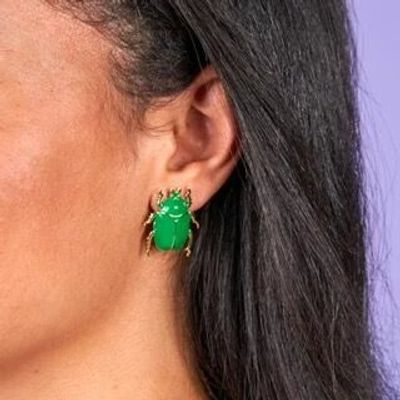 Jewelry - Scarab earrings - Coucou Suzette - COUCOU SUZETTE