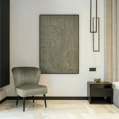 Services - 'Fornells 05 Ahumado' - Œuvre Originale - 100x150 cm - PERSPECTIVA 10