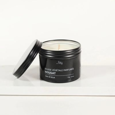 Objets de décoration - Bougie métal - Nougat (110G) - MAISON SÉJOUR