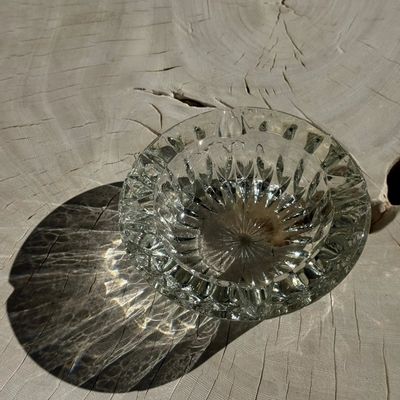 Installation accessories - Classic glass ashtray D13 - OFFICE OBJETS