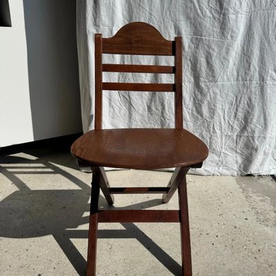 Chaises - Chaise vintage pliante en bois - OFFICE OBJETS