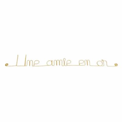 Other wall decoration - Friendship Gift "A Golden Friend" - Golden Brass Decoration - BIJOUX DE MUR