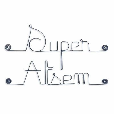 Autres décorations murales - Cadeau de fin d'année scolaire "Super ATSEM" - BIJOUX DE MUR