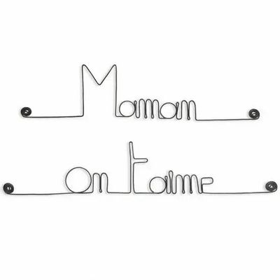 Other wall decoration - Mother's Day Gift "Mom we love you" - Wall Decoration - BIJOUX DE MUR