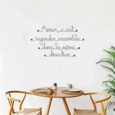 Other wall decoration - Love Wall Quote for Couple - BIJOUX DE MUR
