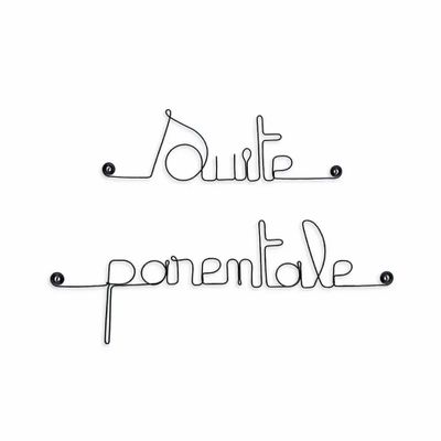 Other wall decoration - Wire door decoration "Master suite" - BIJOUX DE MUR
