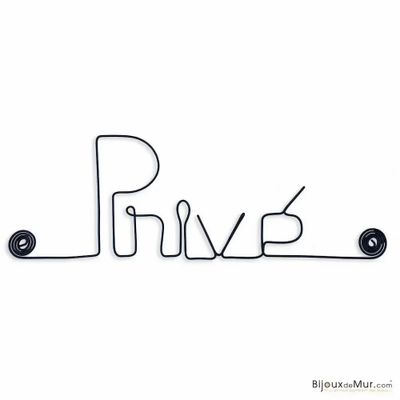 Other wall decoration - Private metal door decoration - BIJOUX DE MUR