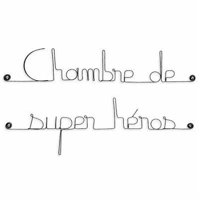 Other wall decoration - Wall decor: "Superhero bedroom" - BIJOUX DE MUR