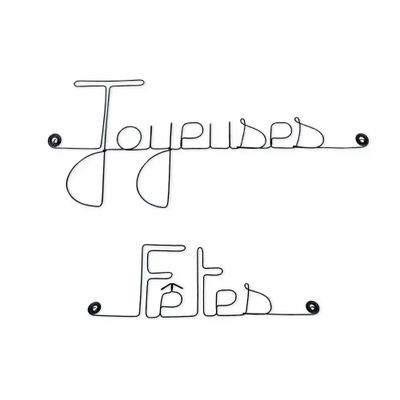 Other wall decoration - Easter decoration "Happy Holidays" - BIJOUX DE MUR