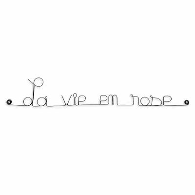Other wall decoration - Metal writing "La vie en rose" - BIJOUX DE MUR