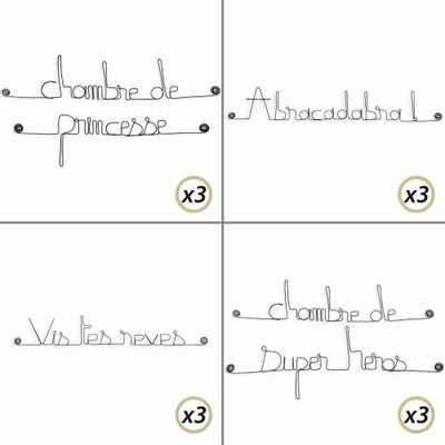 Other wall decoration - IMPLEMENTATION PACK 10% OFF: Children's bedroom - BIJOUX DE MUR