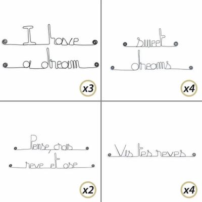 Autres décorations murales - Pack Implantation 10% OFF : Déco Chambre Rêves - BIJOUX DE MUR