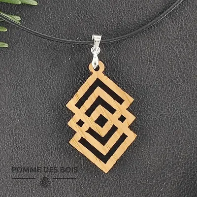 Bijoux - Collier - Géométrique - POMME DES BOIS