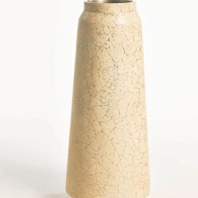 Vases - Olla 02 Egg Ivory, Handmade Vase, Interior Design Piece - DV DESIGN