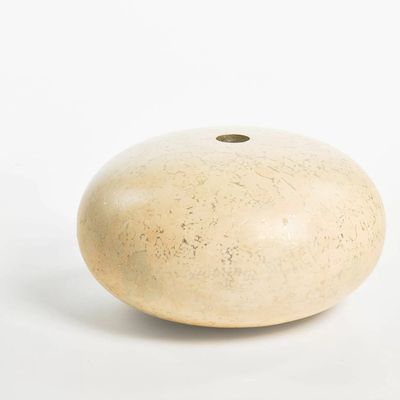 Objets de décoration - Sphere Egg Ivory, Vase fait main, pièce de décoration d'intérieur - DV DESIGN