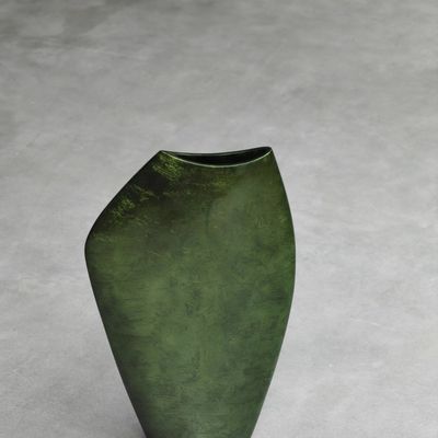 Vases - Tres L Green, Handmade Vase, Interior Design Piece - DV DESIGN